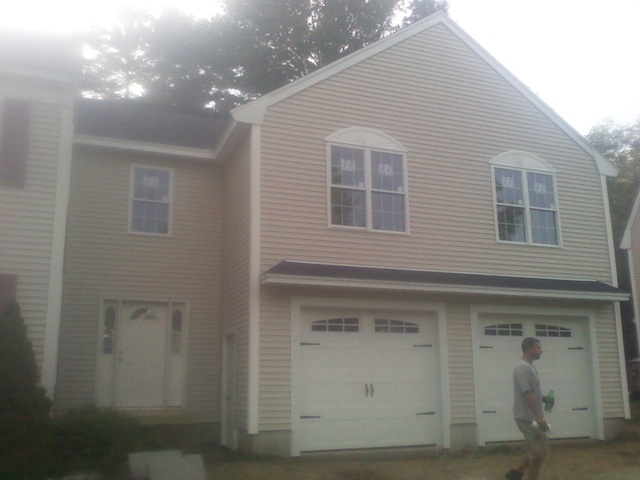 Here is a garage and breeze way completed in seabrook, nh
